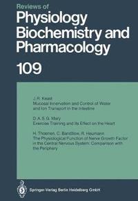 bokomslag Reviews of Physiology, Biochemistry and Pharmacology