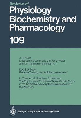bokomslag Reviews of Physiology, Biochemistry and Pharmacology