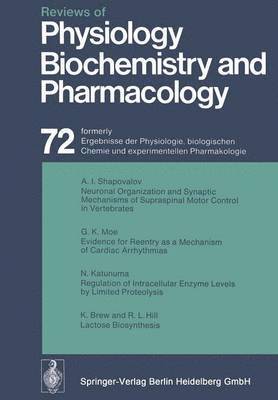 bokomslag Reviews of Physiology, Biochemistry and Pharmacology