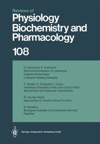 bokomslag Reviews of Physiology, Biochemistry and Pharmacology