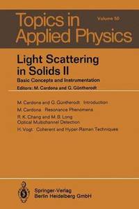 bokomslag Light Scattering in Solids II