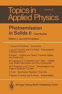 bokomslag Photoemission in Solids II