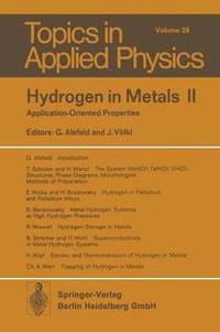 bokomslag Hydrogen in Metals II