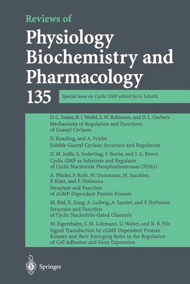 bokomslag Reviews of Physiology, Biochemistry and Pharmacology