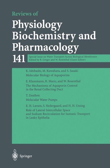 R. Greger - Special Issue on Water Transport Across Biological Membranes, Häftad