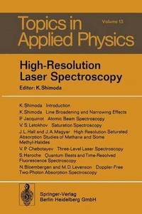 bokomslag High-Resolution Laser Spectroscopy