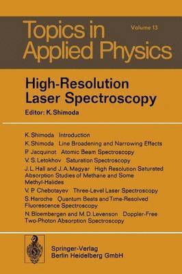 High-Resolution Laser Spectroscopy 1