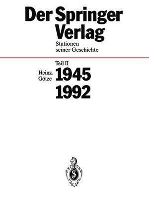 bokomslag Der Springer-Verlag