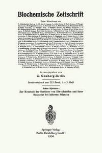 bokomslag Zur Kenntnis der Synthese von Eiweistoffen und ihrer Bausteine bei hheren Pflanzen