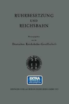 bokomslag Ruhrbesetzung und Reichsbahn