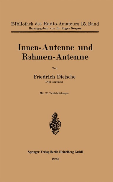 bokomslag Innen-Antenne und Rahmen-Antenne