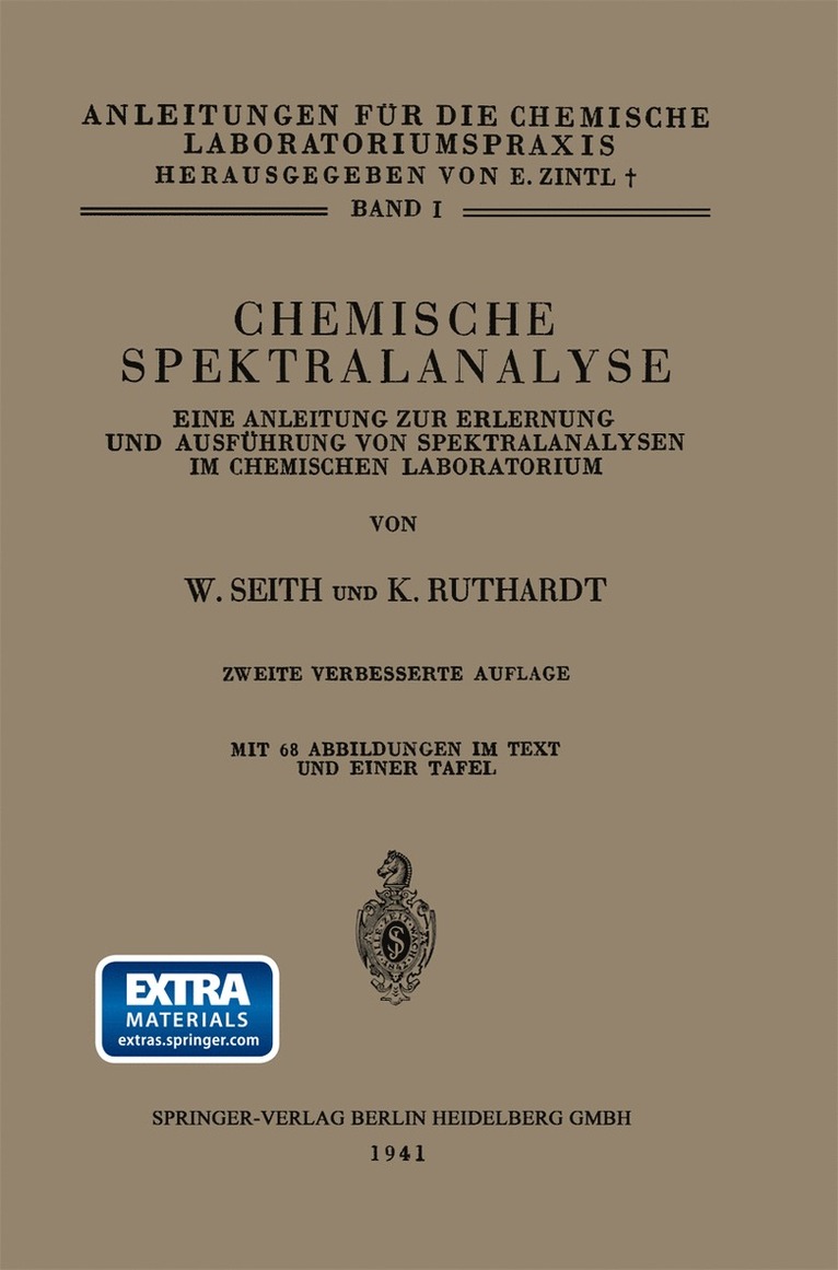 Chemische Spektralanalyse 1