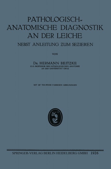 bokomslag Pathologisch-Anatomische Diagnostik an der Leiche