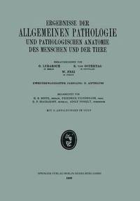 bokomslag Ergebnisse der Allgemeinen Pathologie und Pathologischen Anatomie des Menschen und der Tiere