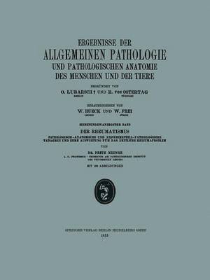 Ergebnisse der Allgemeinen Pathologie und Pathologischen Anatomie des Menschen und der Tiere 1