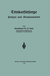 bokomslag Trinkerfürsorge