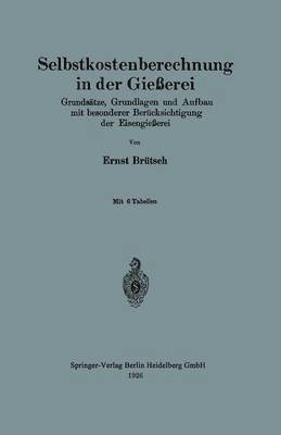 bokomslag Selbstkostenberechnung in der Gießerei