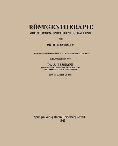 bokomslag Rntgentherapie