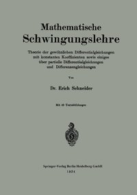 bokomslag Mathematische Schwingungslehre