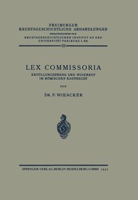 bokomslag Lex Commissoria