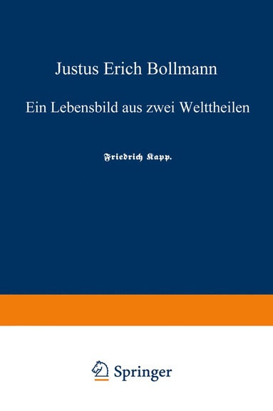 bokomslag Justus Erich Bollmann