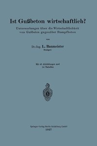 bokomslag Ist Gußbeton wirtschaftlich?