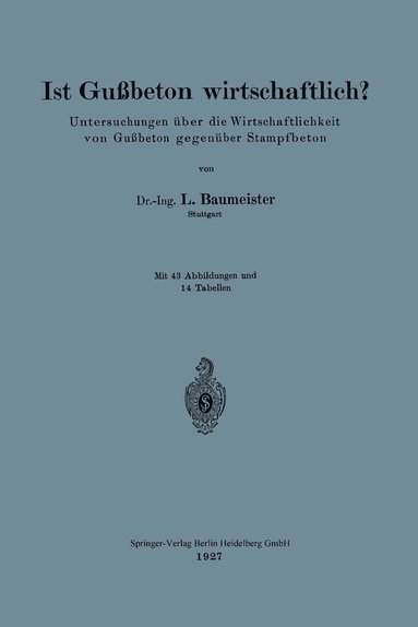 bokomslag Ist Gubeton wirtschaftlich?