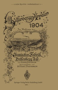 bokomslag Helfenberger Annalen 1904