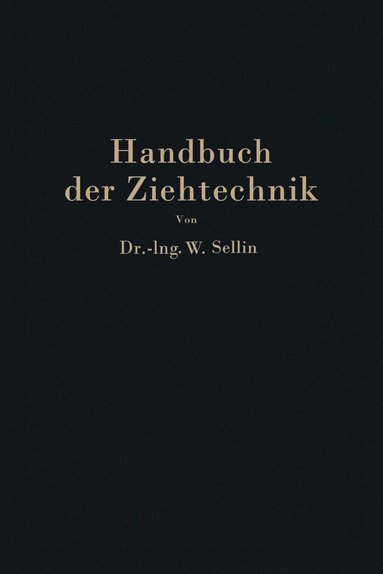 bokomslag Handbuch der Ziehtechnik