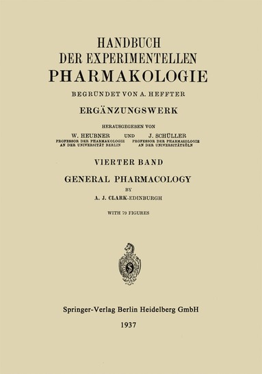 bokomslag General Pharmacology