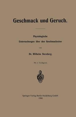 bokomslag Geschmack und Geruch