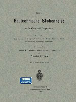 bokomslag Eine Bautechnische Studienreise nach West- und Ostpreussen