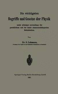 bokomslag Die wichtigsten Begriffe und Gesetze der Physik