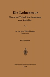 bokomslag Die Lohnsteuer