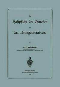 bokomslag Die Haftpflicht der Genossen und das Umlageverfahren