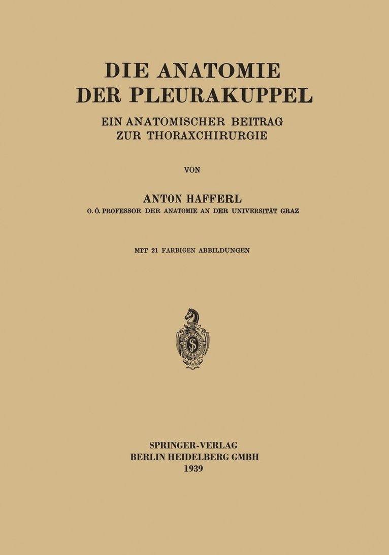 Die Anatomie der Pleurakuppel 1