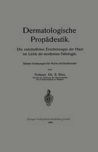 bokomslag Dermatologische Propdeutik