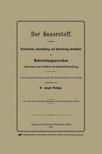 bokomslag Der Sauerstoff