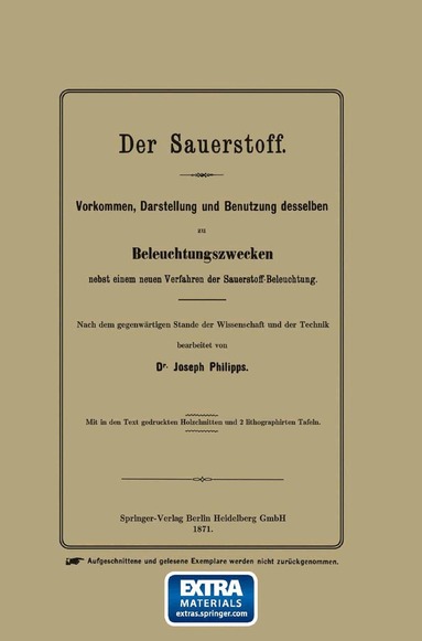 Joseph Phillips - Der Sauerstoff, Häftad