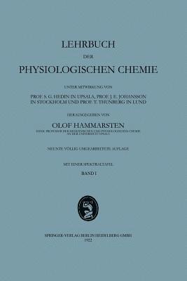 Lehrbuch der Physiologischen Chemie