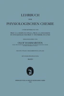 Lehrbuch der Physiologischen Chemie 1