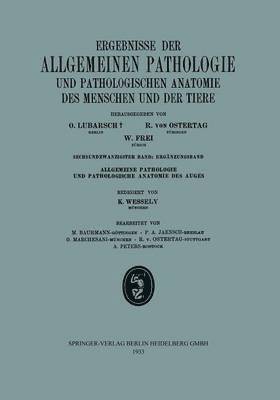 bokomslag Ergebnisse der Allgemeinen Pathologie und Pathologischen Anatomie des Menschen und der Tiere