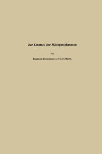 bokomslag Zur Kenntnis der Milchphosphatasen