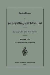 bokomslag Verhandlungen des Hils-Solling-Forst-Vereins