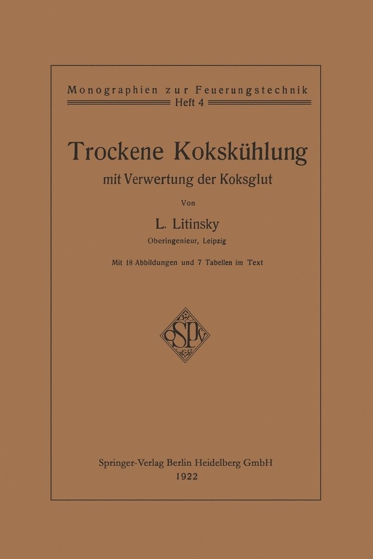 Trockene Kokskhlung mit Verwertung der Koksglut 1