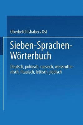 bokomslag Sieben-Sprachen-Wrterbuch