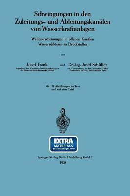 bokomslag Schwingungen in den Zuleitungs- und Ableitungskanälen von Wasserkraftanlagen