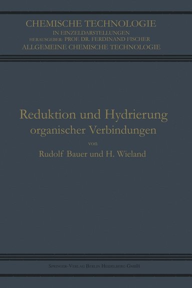 bokomslag Reduktion und Hydrierung Organischer Verbindungen