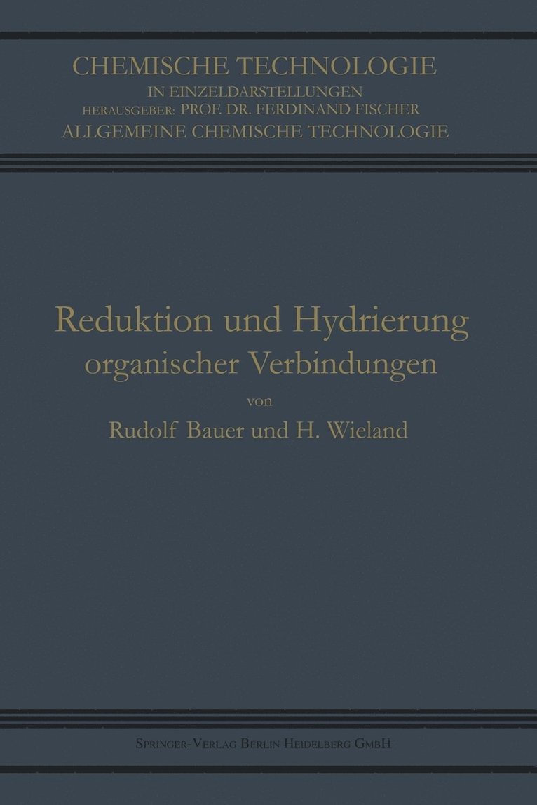 Reduktion und Hydrierung Organischer Verbindungen