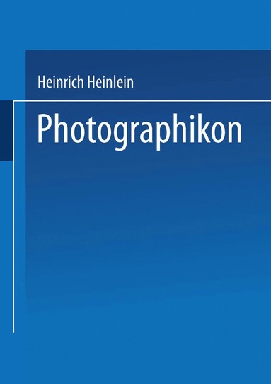 bokomslag Photographikon